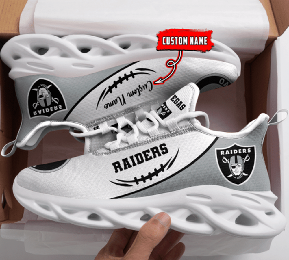 Ideafootwear Las Vegas Raiders Max Soul Shoes Sneakers For Men And Women 98