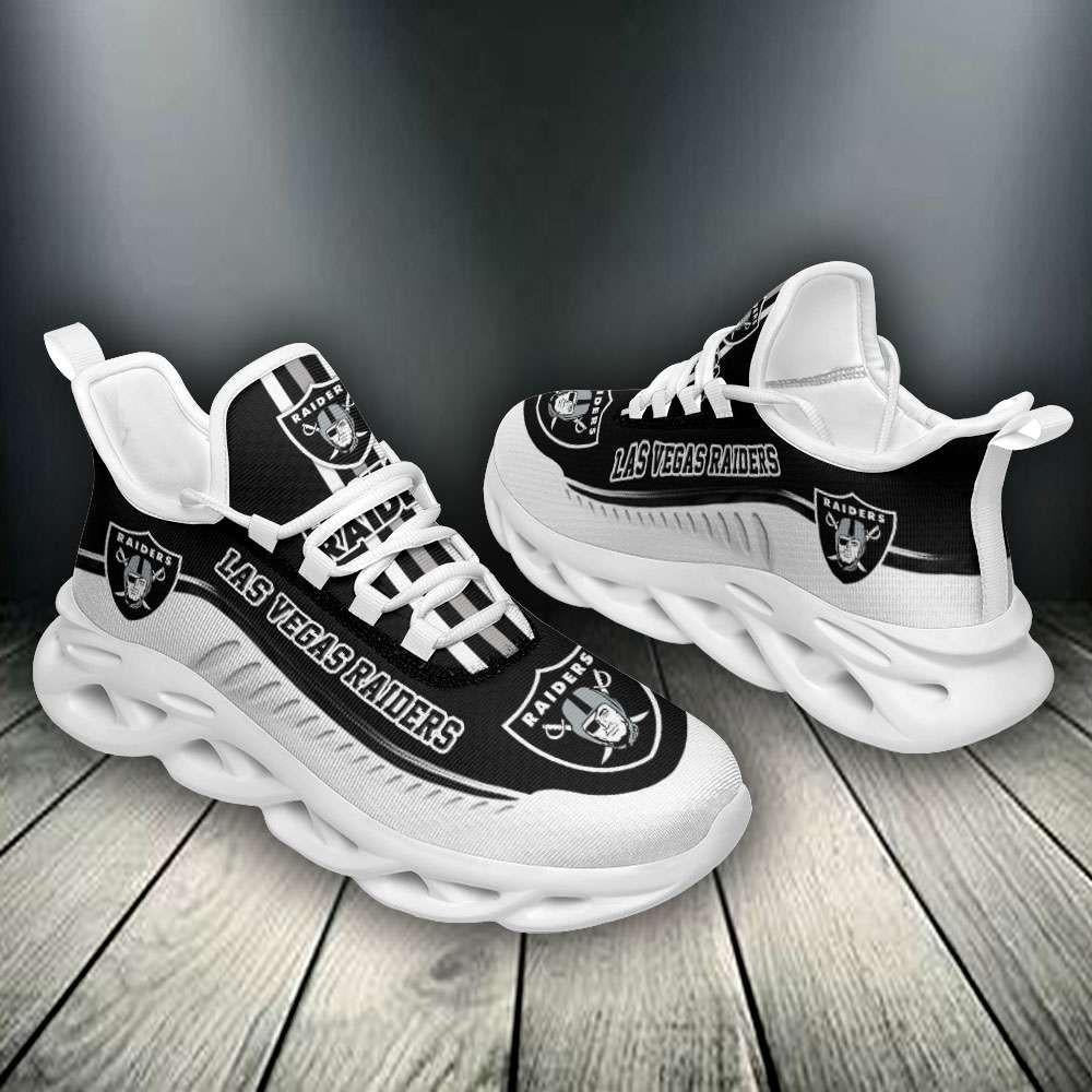 Ideafootwear Las Vegas Raiders Max Soul Shoes Sneakers For Men And Women 13