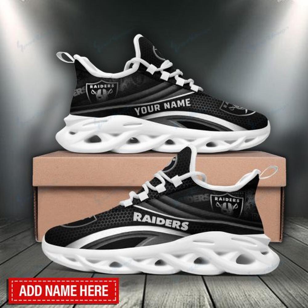 Ideafootwear Las Vegas Raiders Max Soul Shoes Sneakers For Men And Women 66