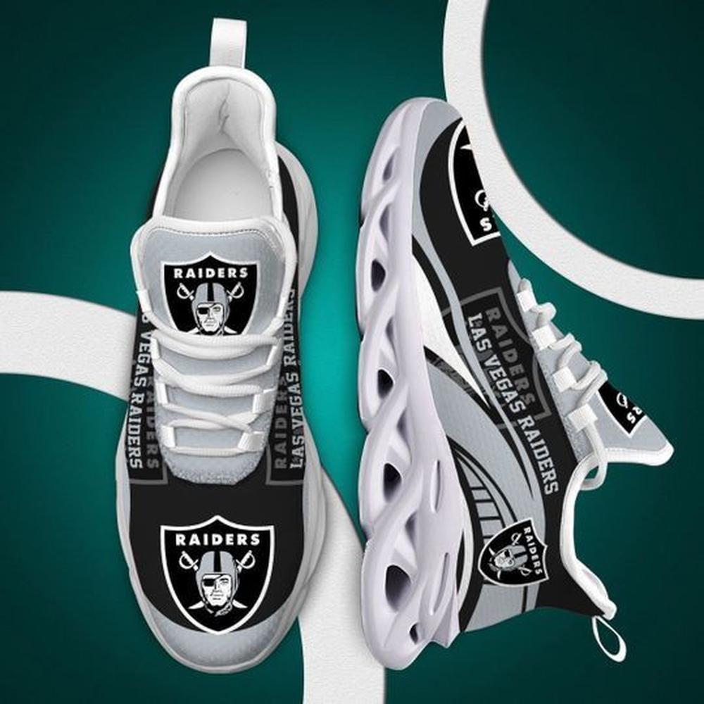 Ideafootwear Las Vegas Raiders Max Soul Shoes Sneakers For Men And Women 107