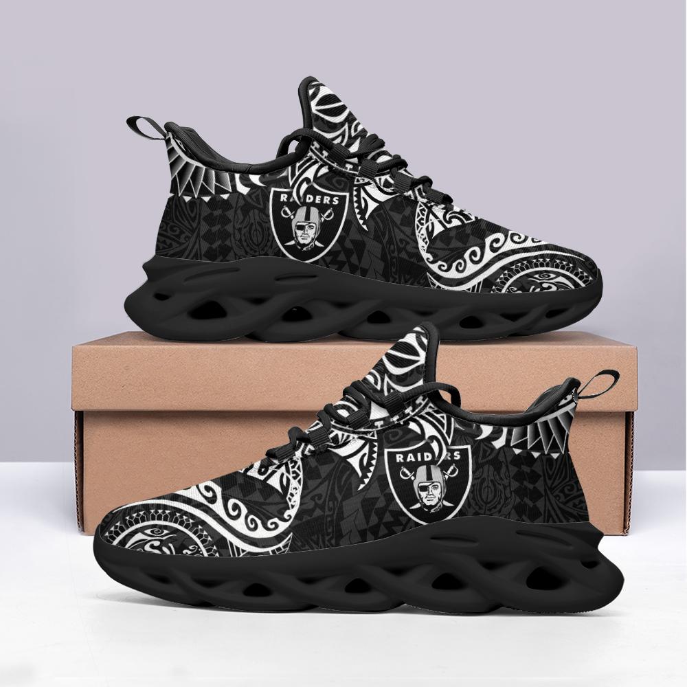 Ideafootwear Las Vegas Raiders Max Soul Shoes Sneakers For Men And Women 54