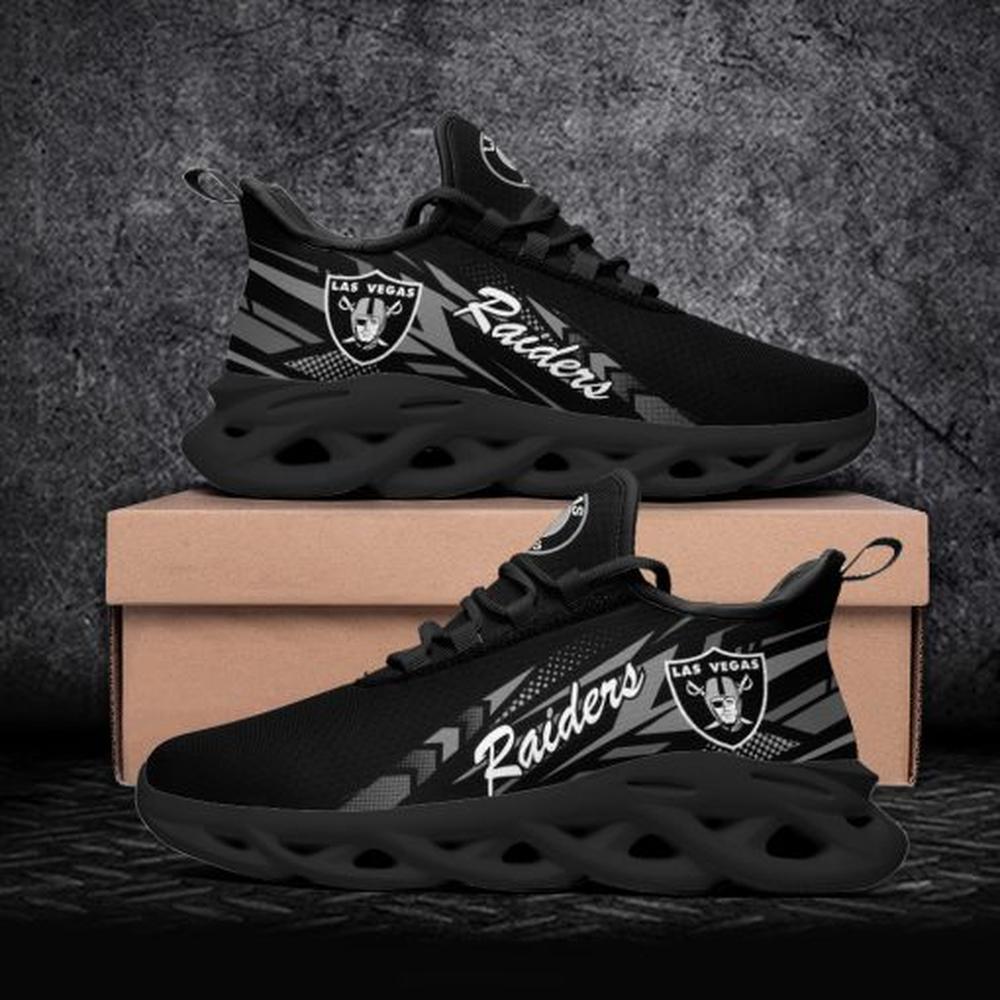 Ideafootwear Las Vegas Raiders Max Soul Shoes Sneakers For Men And Women 47