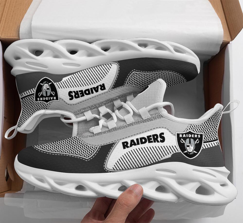 Ideafootwear Las Vegas Raiders Max Soul Shoes Sneakers For Men And Women 11