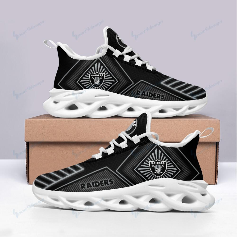 Ideafootwear Las Vegas Raiders Max Soul Shoes Sneakers For Men And Women 20