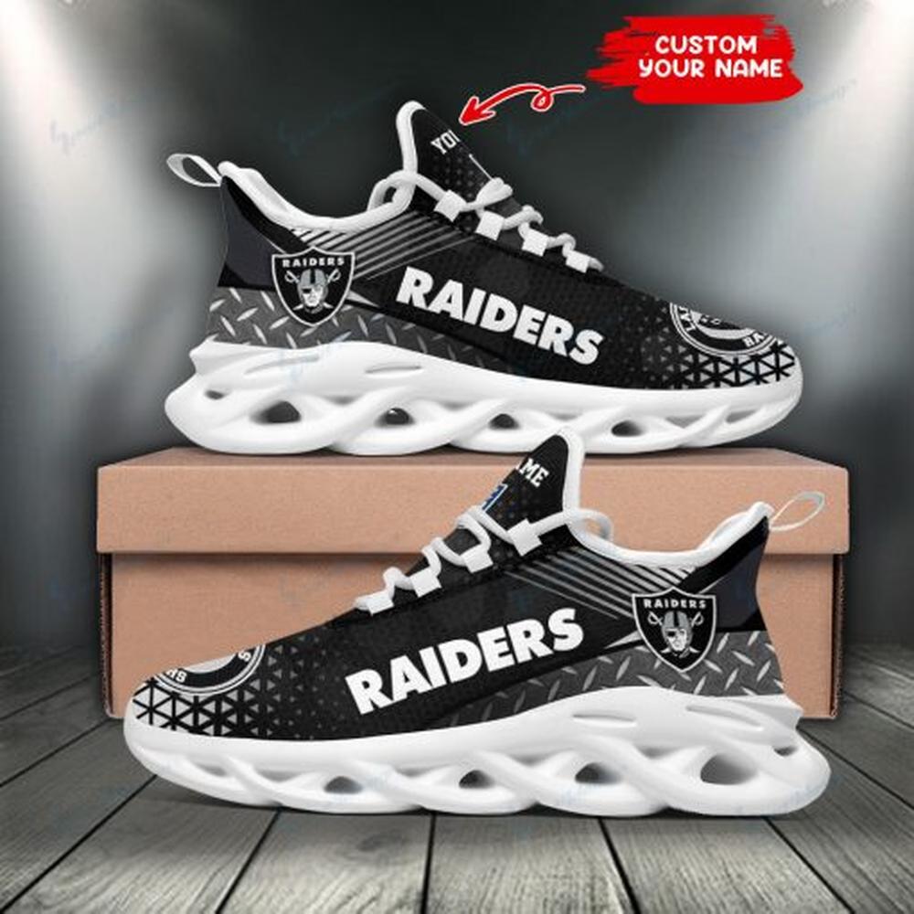 Ideafootwear Las Vegas Raiders Max Soul Shoes Sneakers For Men And Women 99