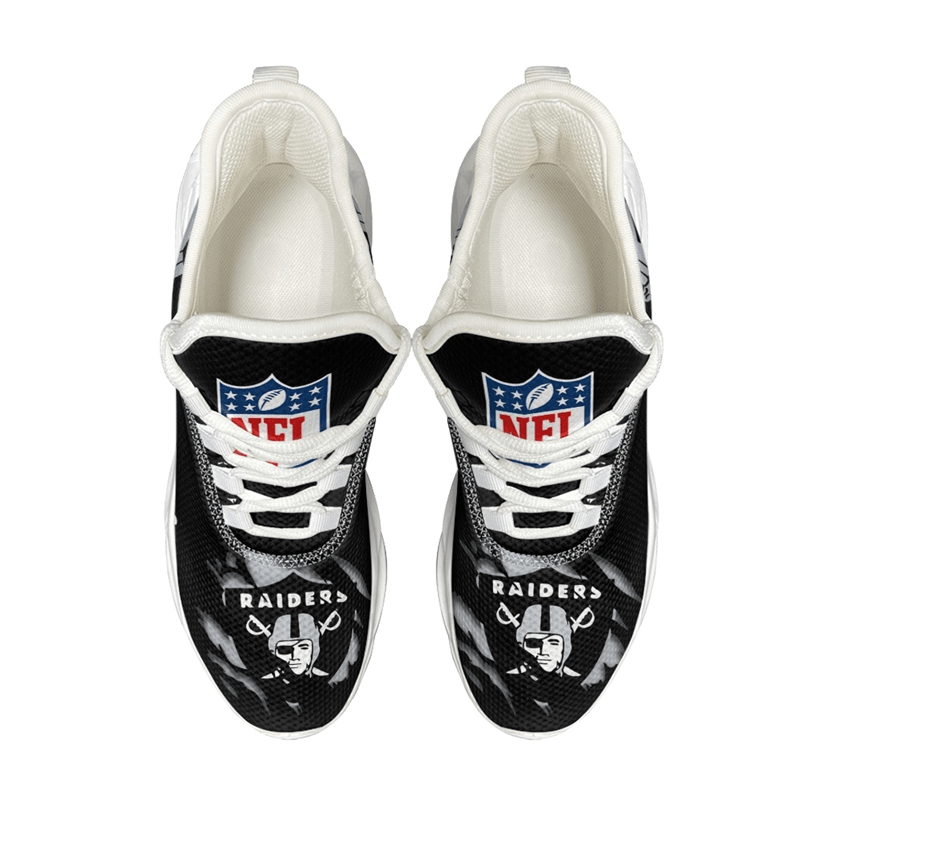 Ideafootwear Las Vegas Raiders Max Soul Shoes Sneakers For Men And Women 61