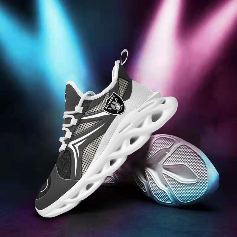 Ideafootwear Las Vegas Raiders Max Soul Shoes Sneakers For Men And Women 49