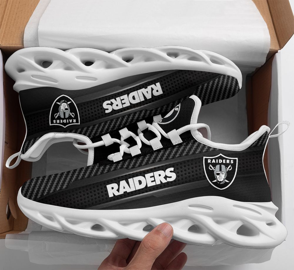 Ideafootwear Las Vegas Raiders Max Soul Shoes Sneakers For Men And Women 6