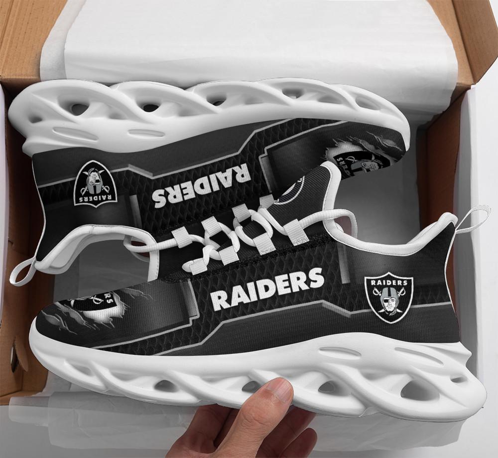 Ideafootwear Las Vegas Raiders Max Soul Shoes Sneakers For Men And Women 43