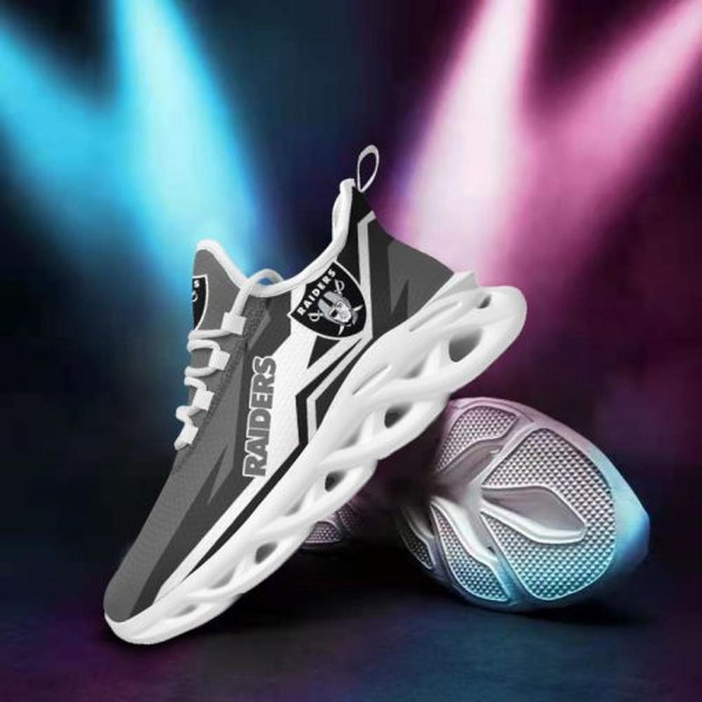 Ideafootwear Las Vegas Raiders Max Soul Shoes Sneakers For Men And Women 39