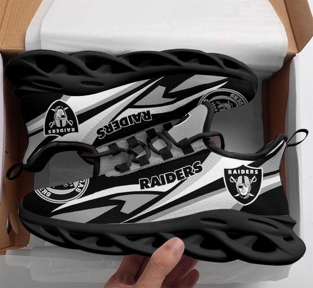 Ideafootwear Las Vegas Raiders Max Soul Shoes Sneakers For Men And Women 3