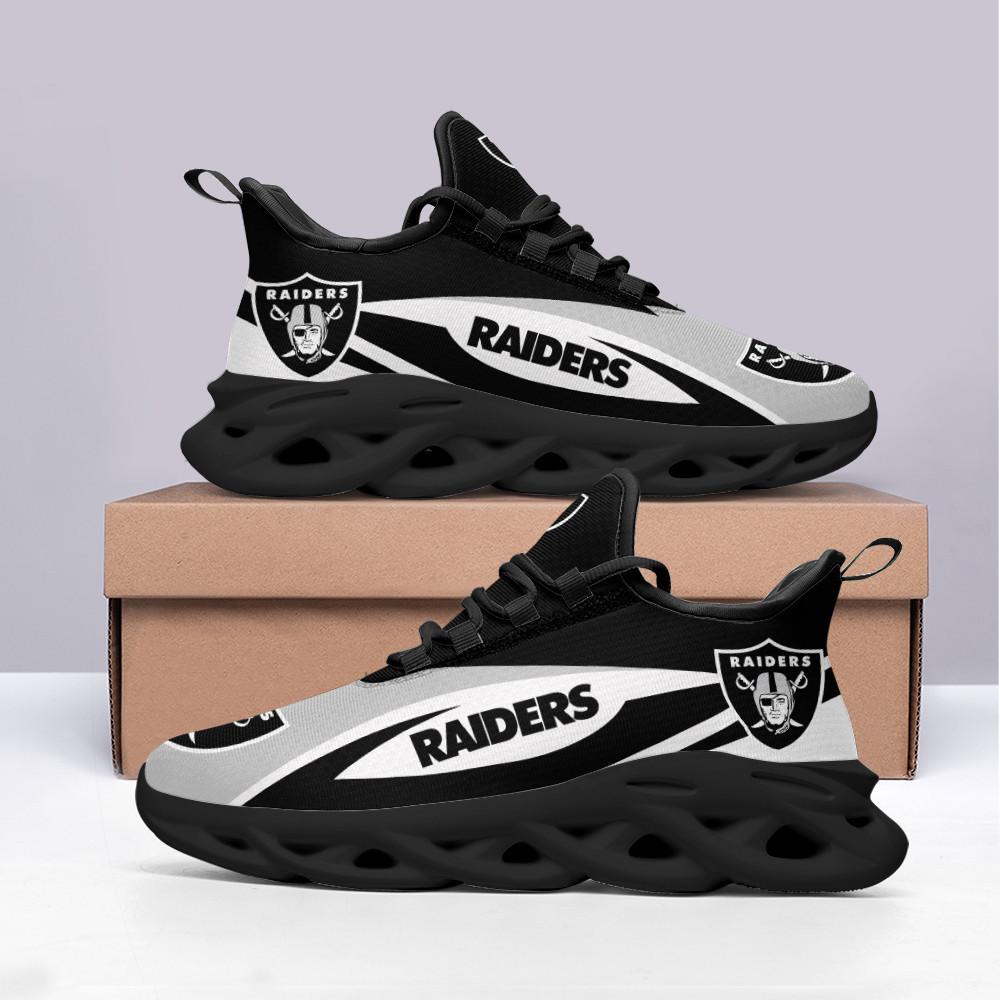 Ideafootwear Las Vegas Raiders Max Soul Shoes Sneakers For Men And Women 15