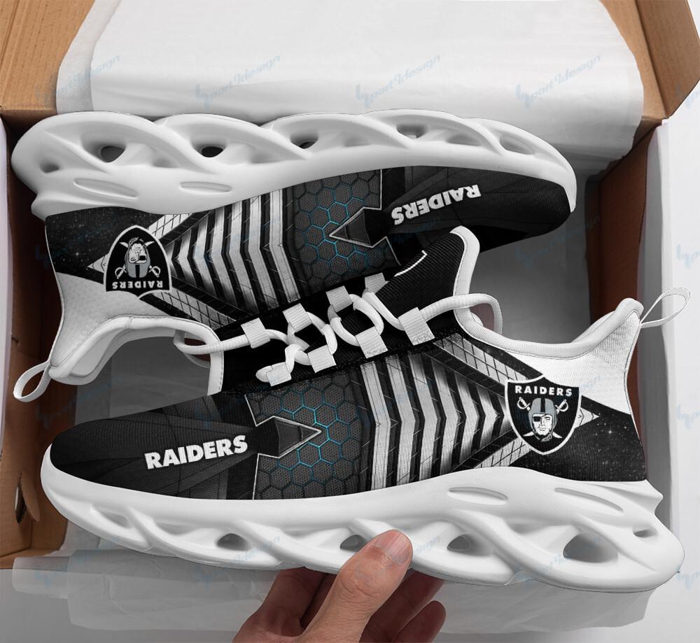 Ideafootwear Las Vegas Raiders Max Soul Shoes Sneakers For Men And Women 24