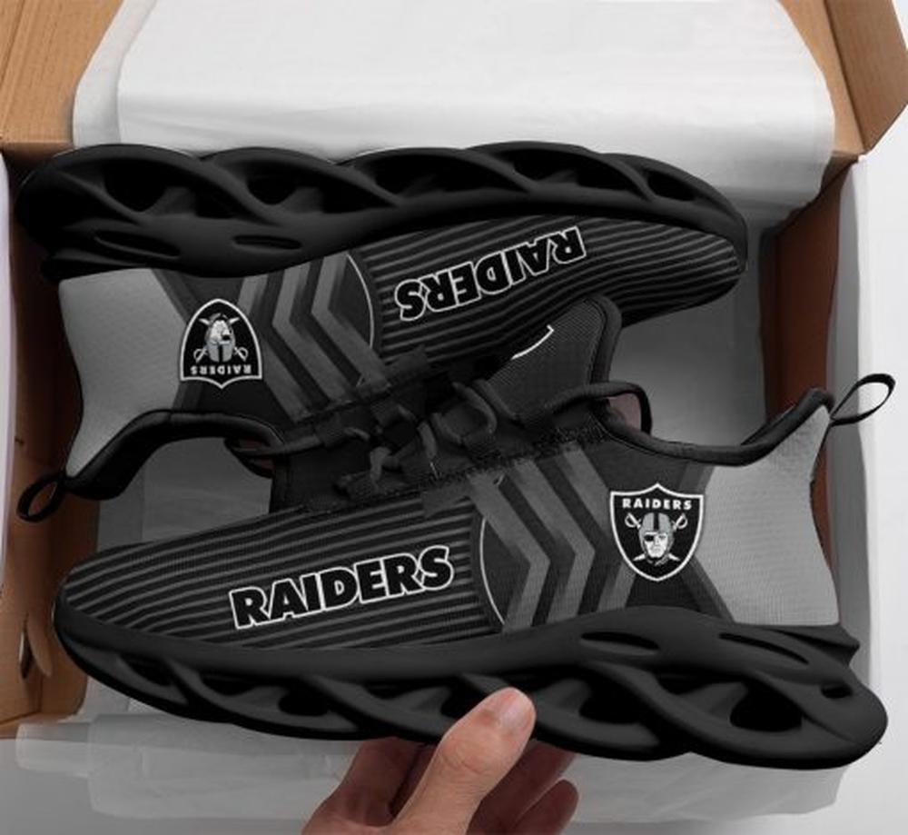 Ideafootwear Las Vegas Raiders Max Soul Shoes Sneakers For Men And Women 127