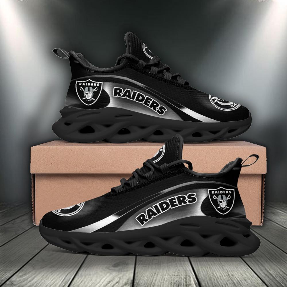 Ideafootwear Las Vegas Raiders Max Soul Shoes Sneakers For Men And Women 18