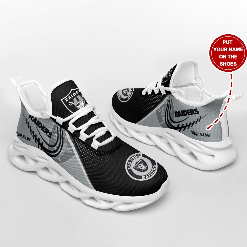 Ideafootwear Las Vegas Raiders Max Soul Shoes Sneakers For Men And Women 84