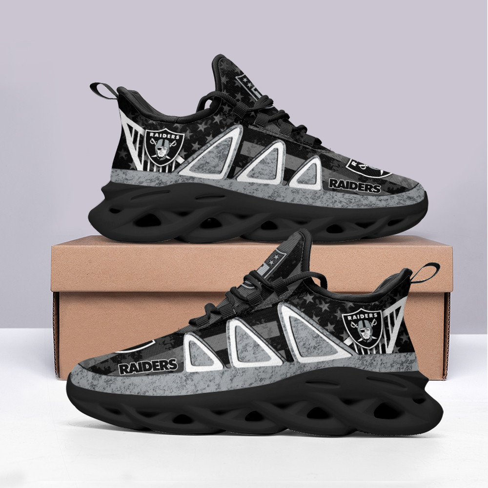 Ideafootwear Las Vegas Raiders Max Soul Shoes Sneakers For Men And Women 55