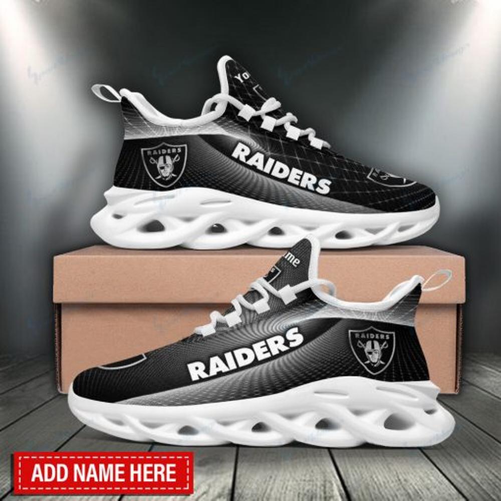 Ideafootwear Las Vegas Raiders Max Soul Shoes Sneakers For Men And Women 76