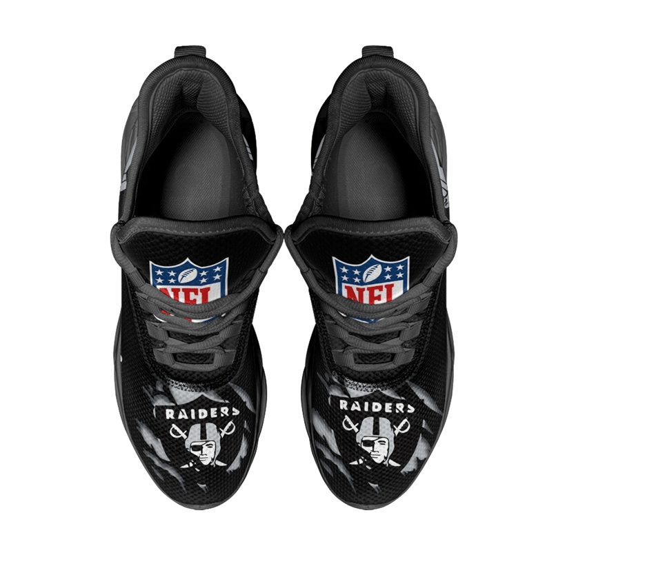 Ideafootwear Las Vegas Raiders Max Soul Shoes Sneakers For Men And Women 61