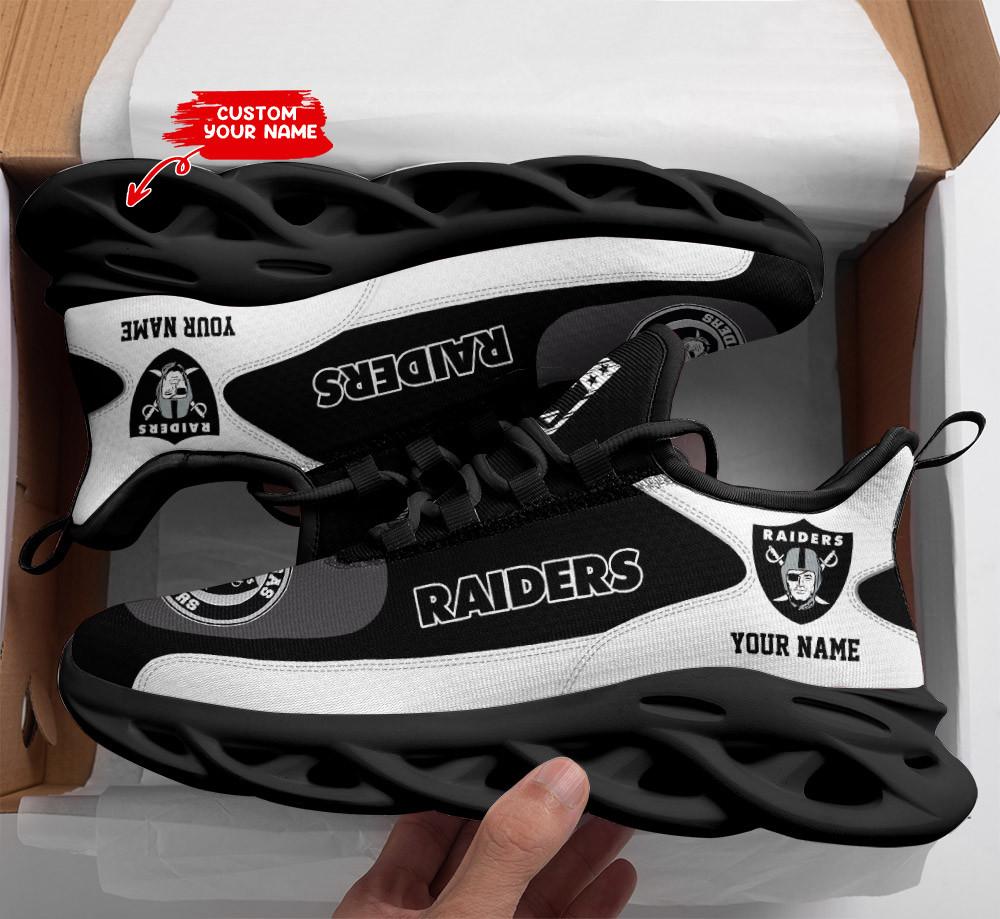 Ideafootwear Las Vegas Raiders Max Soul Shoes Sneakers For Men And Women 85