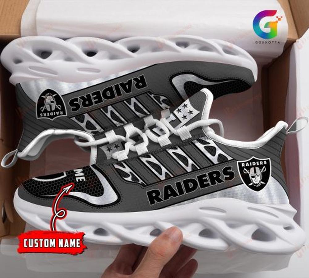 Ideafootwear Las Vegas Raiders Max Soul Shoes Sneakers For Men And Women 97