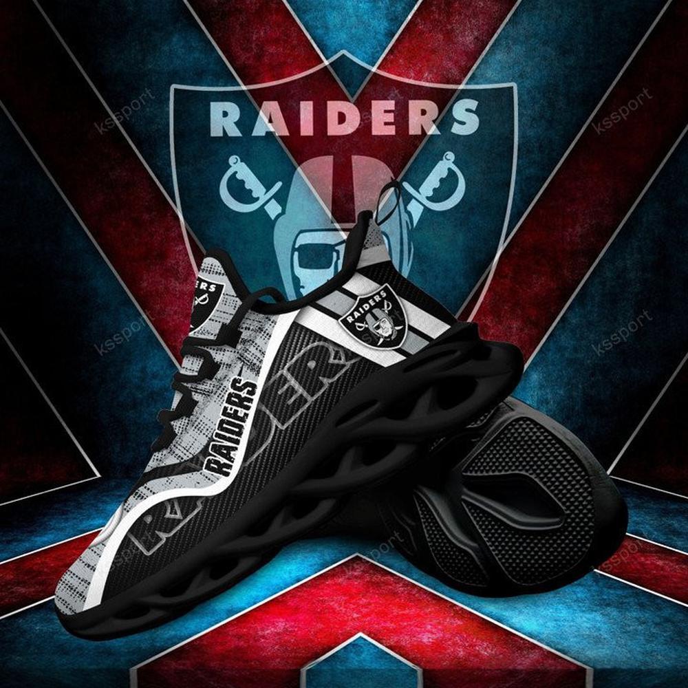 Ideafootwear Las Vegas Raiders Max Soul Shoes Sneakers For Men And Women 44