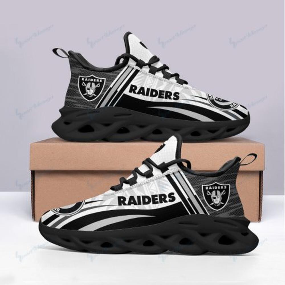 Ideafootwear Las Vegas Raiders Max Soul Shoes Sneakers For Men And Women 25