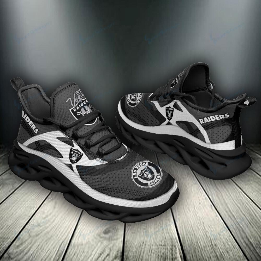 Ideafootwear Las Vegas Raiders Max Soul Shoes Sneakers For Men And Women 26