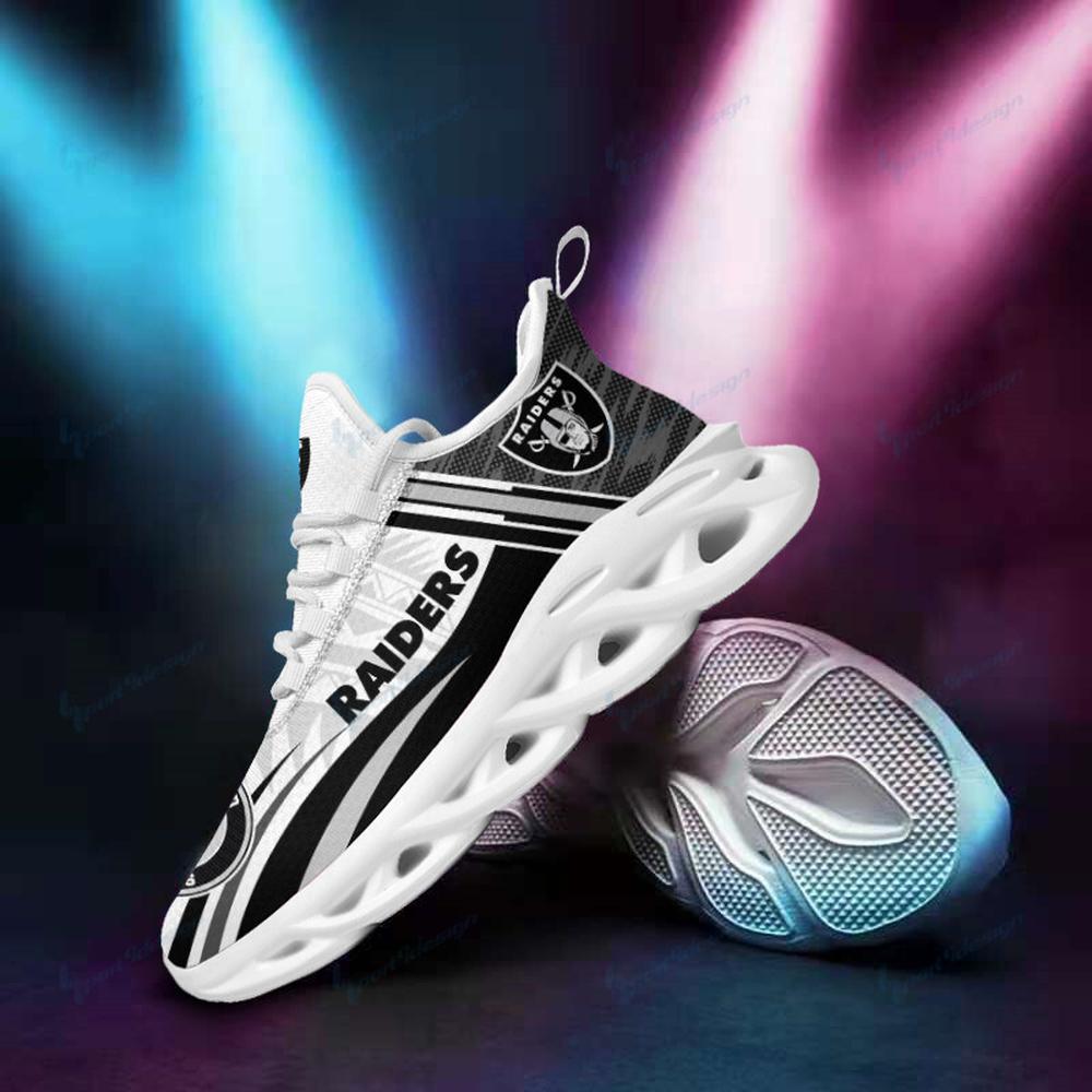 Ideafootwear Las Vegas Raiders Max Soul Shoes Sneakers For Men And Women 25