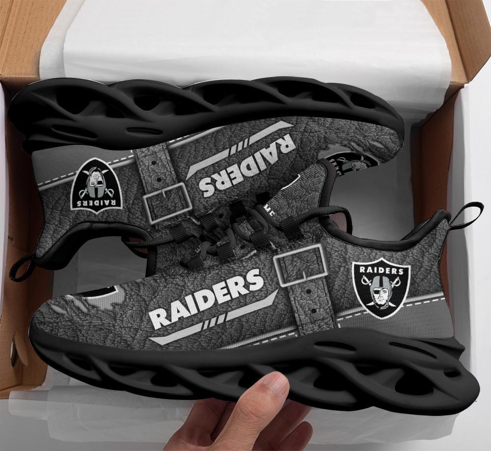 Ideafootwear Las Vegas Raiders Max Soul Shoes Sneakers For Men And Women 32