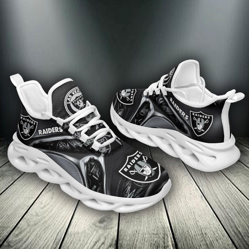 Ideafootwear Las Vegas Raiders Max Soul Shoes Sneakers For Men And Women 23