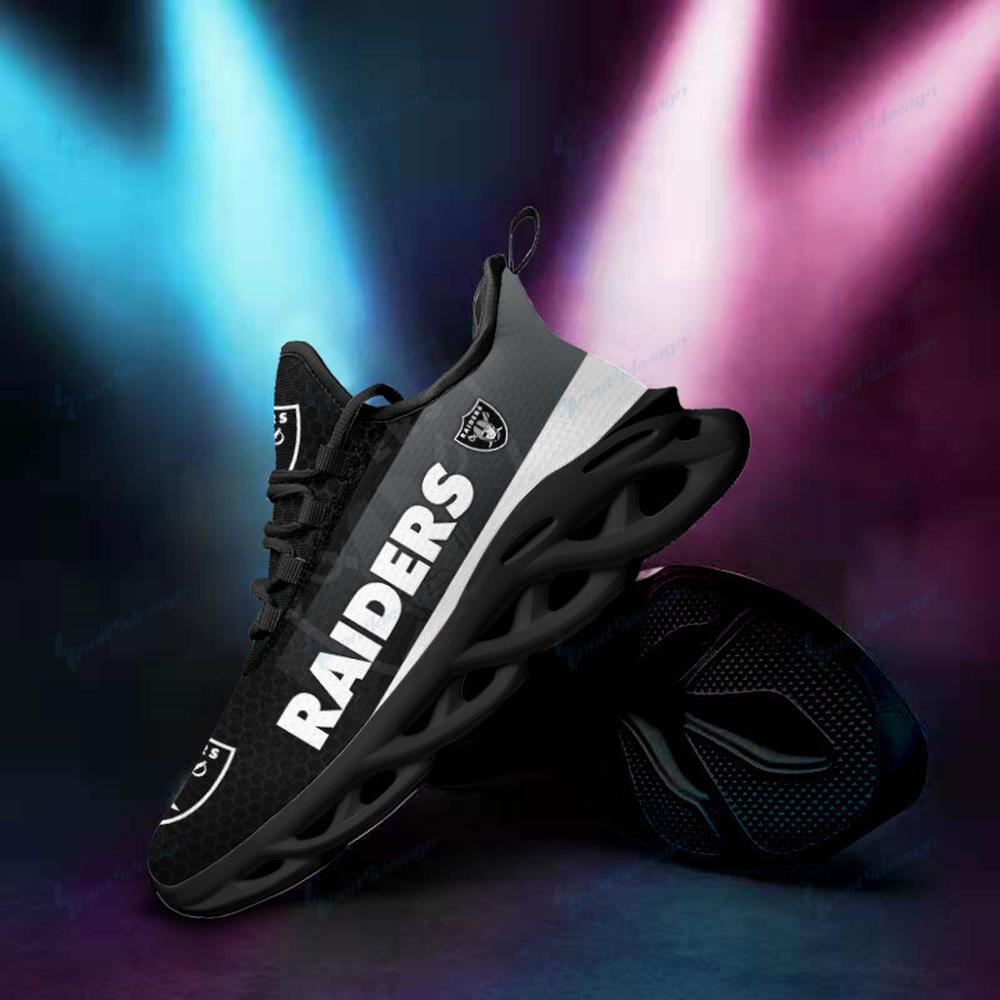 Ideafootwear Las Vegas Raiders Max Soul Shoes Sneakers For Men And Women 33