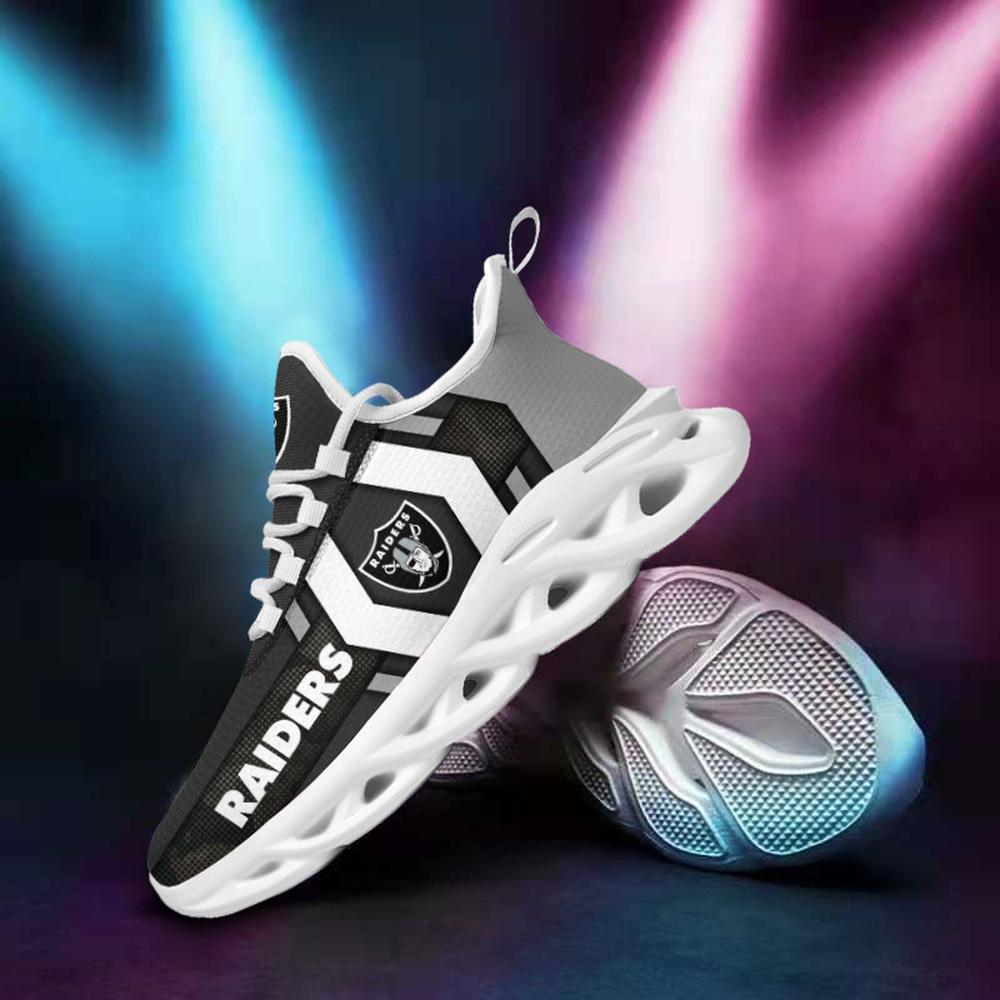 Ideafootwear Las Vegas Raiders Max Soul Shoes Sneakers For Men And Women 57