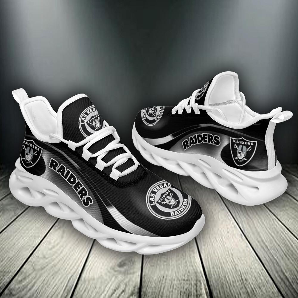 Ideafootwear Las Vegas Raiders Max Soul Shoes Sneakers For Men And Women 18