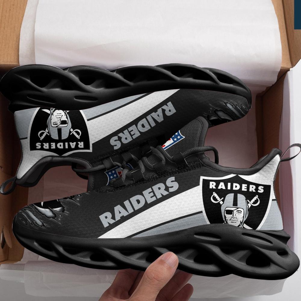 Ideafootwear Las Vegas Raiders Max Soul Shoes Sneakers For Men And Women 17