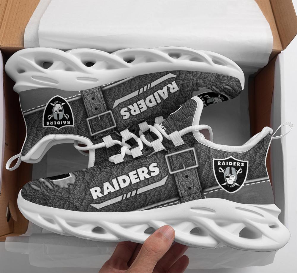 Ideafootwear Las Vegas Raiders Max Soul Shoes Sneakers For Men And Women 32