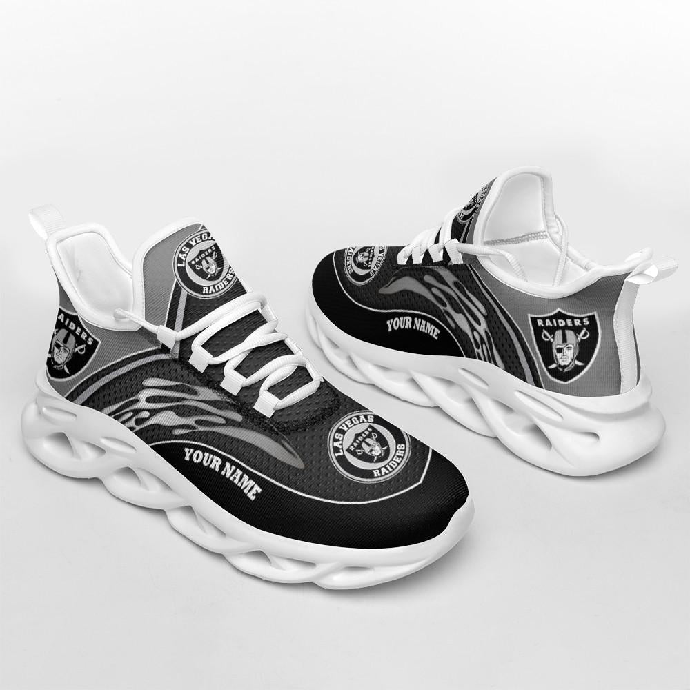 Ideafootwear Las Vegas Raiders Max Soul Shoes Sneakers For Men And Women 64