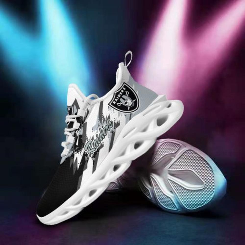 Ideafootwear Las Vegas Raiders Max Soul Shoes Sneakers For Men And Women 58