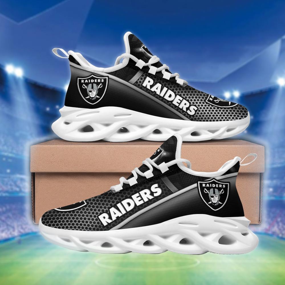 Ideafootwear Las Vegas Raiders Max Soul Shoes Sneakers For Men And Women 46