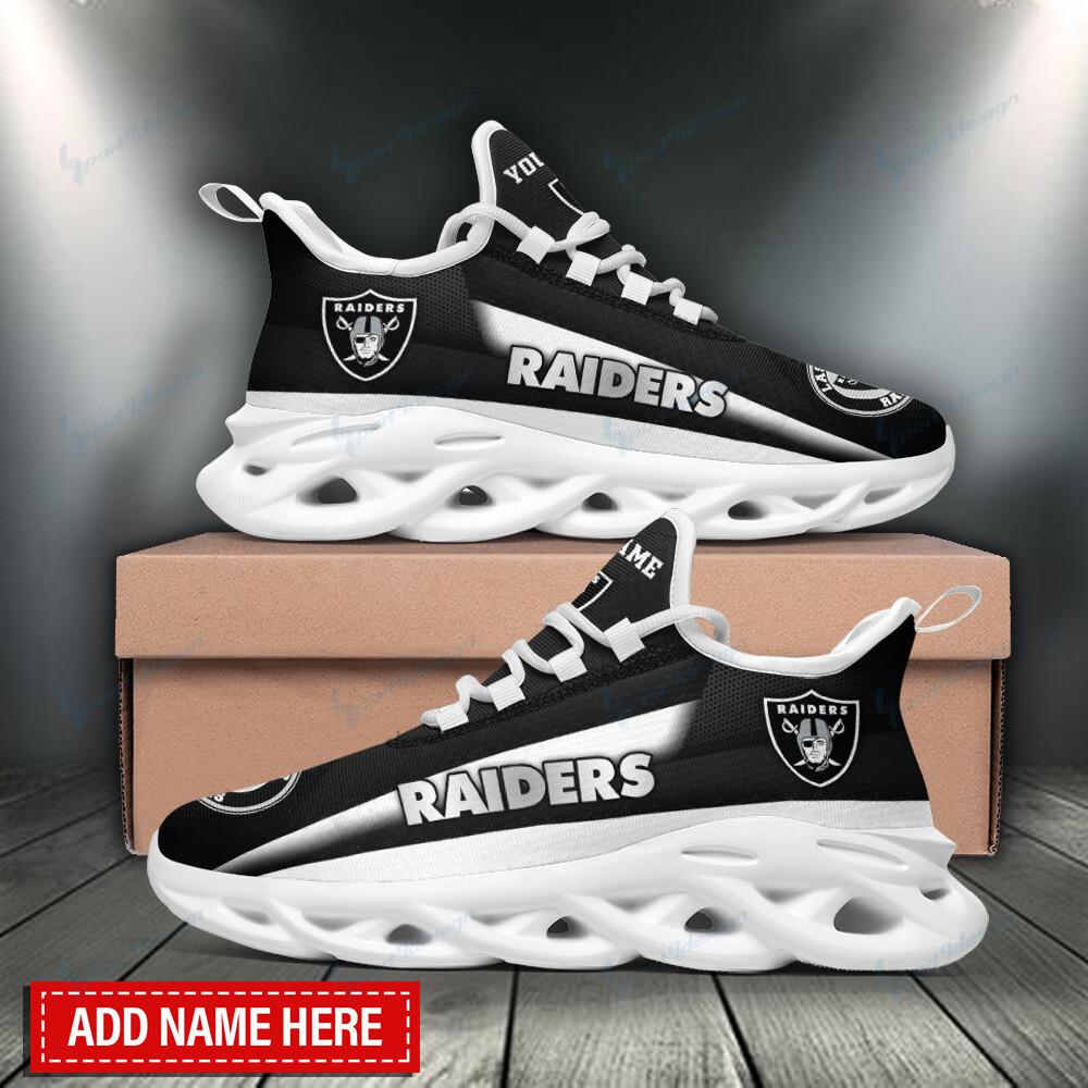 Ideafootwear Las Vegas Raiders Max Soul Shoes Sneakers For Men And Women 67