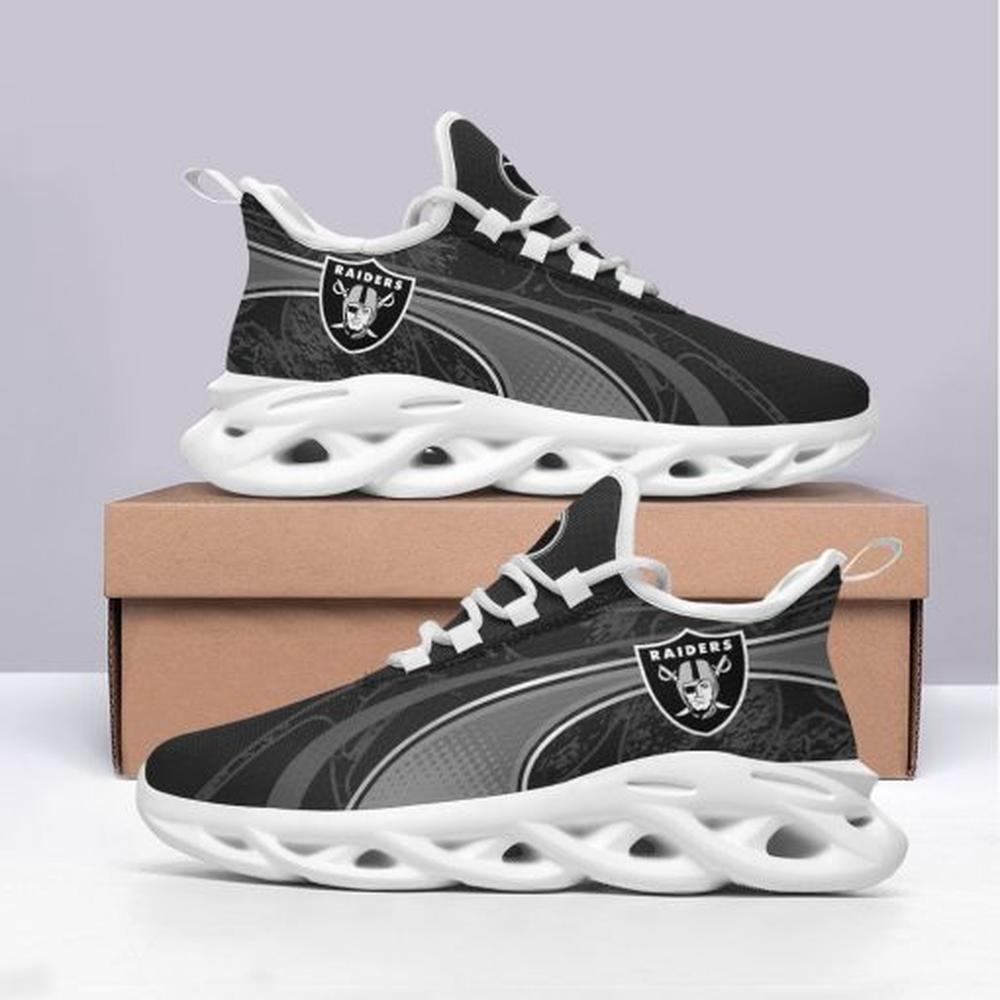 Ideafootwear Las Vegas Raiders Max Soul Shoes Sneakers For Men And Women 14