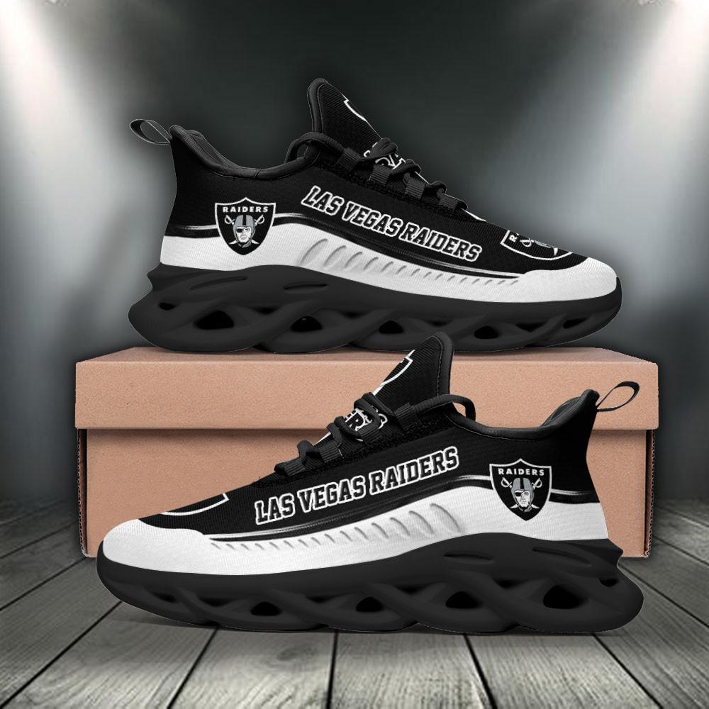 Ideafootwear Las Vegas Raiders Max Soul Shoes Sneakers For Men And Women 13