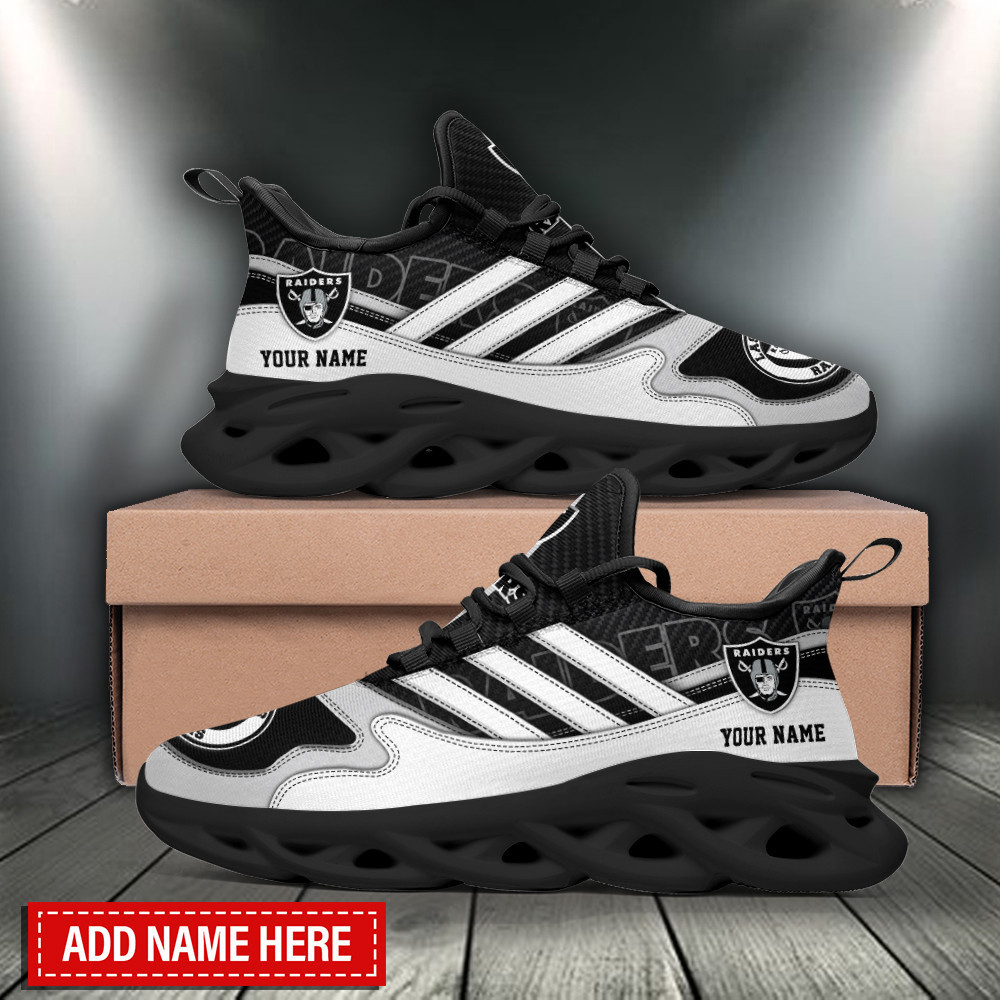 Ideafootwear Las Vegas Raiders Max Soul Shoes Sneakers For Men And Women 89