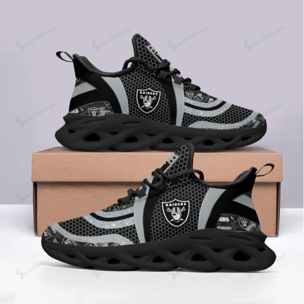 Ideafootwear Las Vegas Raiders Max Soul Shoes Sneakers For Men And Women 53