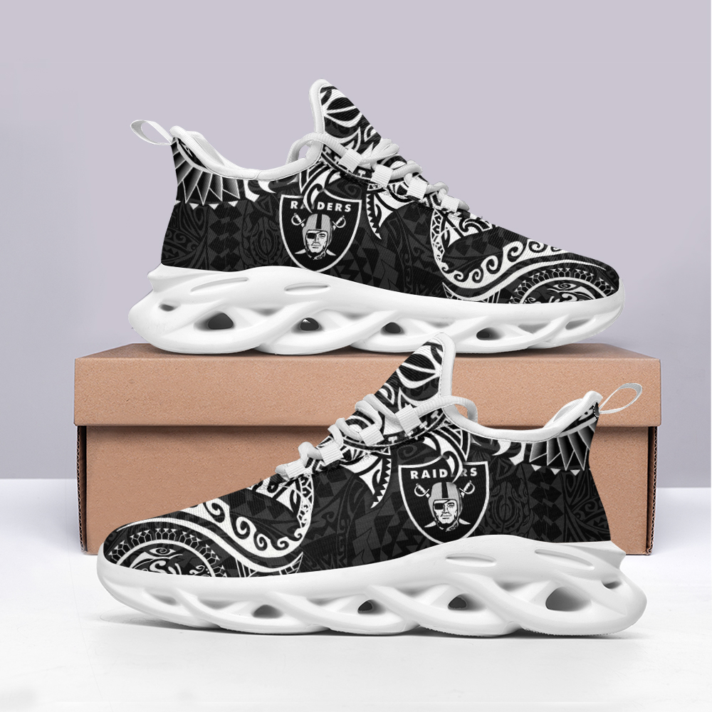 Ideafootwear Las Vegas Raiders Max Soul Shoes Sneakers For Men And Women 54