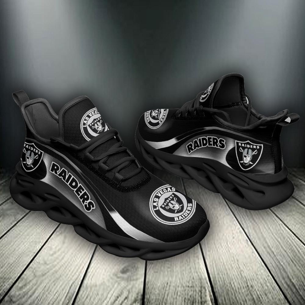 Ideafootwear Las Vegas Raiders Max Soul Shoes Sneakers For Men And Women 18