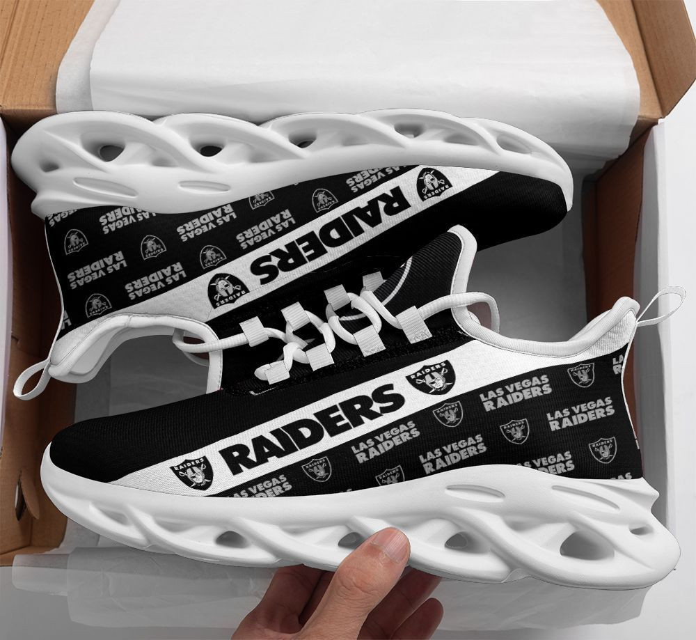 Ideafootwear Las Vegas Raiders Max Soul Shoes Sneakers For Men And Women 110