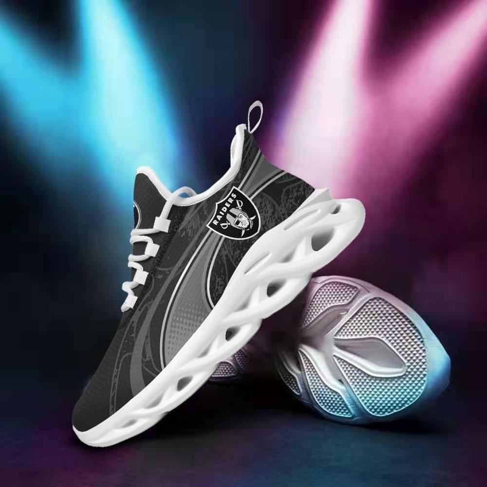 Ideafootwear Las Vegas Raiders Max Soul Shoes Sneakers For Men And Women 14