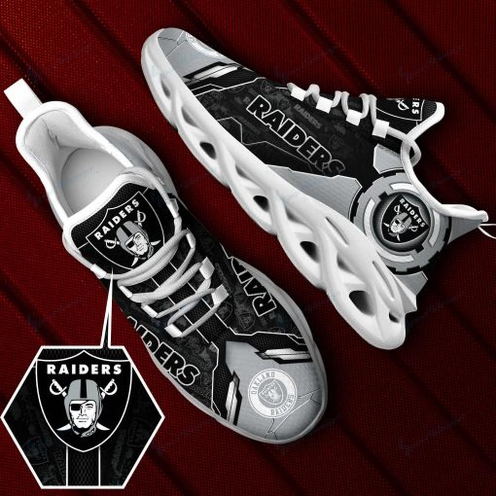 Ideafootwear Las Vegas Raiders Max Soul Shoes Sneakers For Men And Women 52
