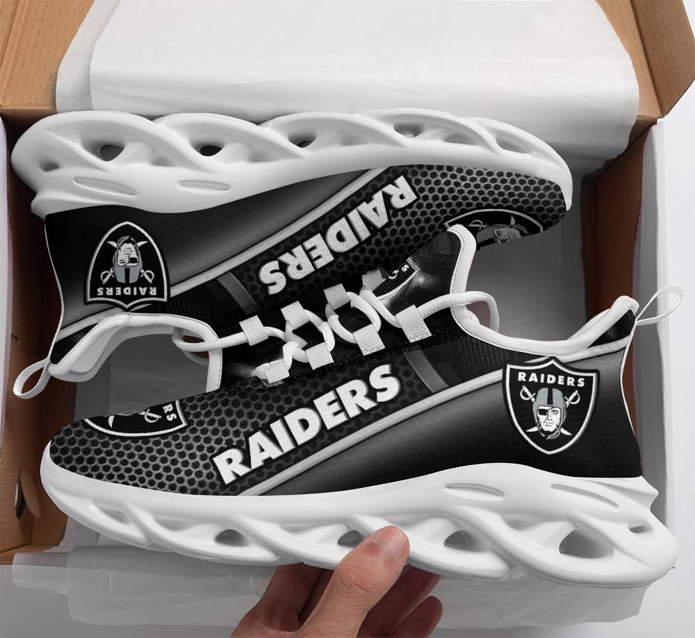 Ideafootwear Las Vegas Raiders Max Soul Shoes Sneakers For Men And Women 46